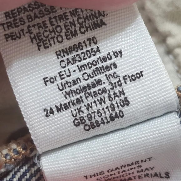 FREE PEOPLE WE THE FREE Blue Zipper Denim Skirt Size 27 - Picture 6 of 7